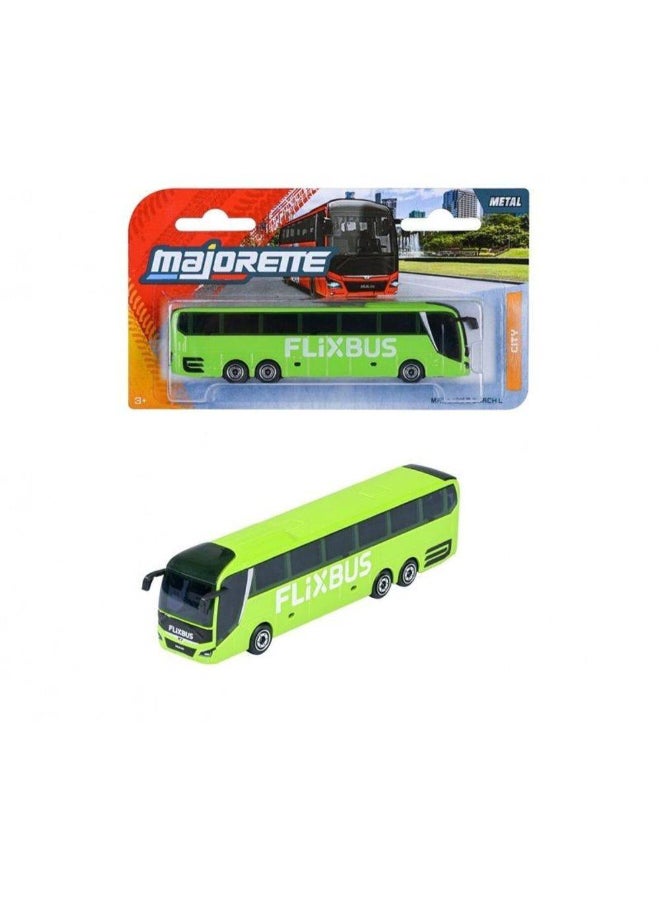 Majorette Metal City MAN Lion’s Coach L FlixBus Die-cast Vehicle (1:64, Green) - Image 2